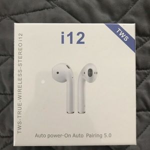 AirPods style wireless Bluetooth headphones $15